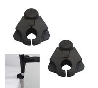 pclapora 2 Pièces Support de Canne de Marche, Support de BéQuille Polyvalent, Supports de Canne pour Déambulateur, Porte-Cannes de Marche, Porte Cannes pour Scooter de Mobilité Électrique