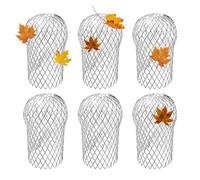pclapora 6 Pièces Crapaudine de Gouttière, Crapaudine, Filtre Gouttière, Grille Gouttières Anti Feuilles, Protection de Feuilles, pour Maison, Avant-Toit, Fossé, Égout et Autres Débris