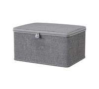 pclapora Boîte de Rangement Verrouillable, Boîte de Rangement Pliable avec Serrure à Combinaison, Storage Box Organizer, Caisse Rangements Pliable, pour Placards, Vêtements, Penderies, Jouets