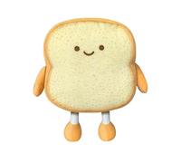 pclapora Oreiller en Peluche pour Pain Grillé, 18 cm Oreiller de Pain Tranché, Coussin Amusant de Pain Grillé, Peluche Coussin, pour Enfants et Adultes, Maison Décor