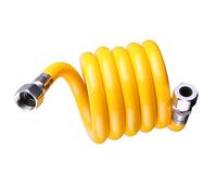 pclapora Tuyau Gaz Butane, 50cm Tuyau de Gaz Flexible, Flexible pour Gas Hose Butane Propane, Inox Gas Hose pour Barbecue, Cuisiniere, Plancha, Plaque de Cuisson