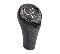 pclele Pommeau de levier de vitesse pour 1 3 5 6 séries E46 E53 E60 E61 E63 E65 E81 E82 E83 E87 E90 E91 E92 X1 X3 X5 en aluminium (couleur : 5 vitesses Fibre)