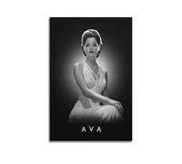 PCMOAUDB Ava Gardner Poster décoratif sur toile pour chambre à coucher - 20 x 30 cm