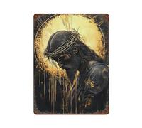 PCMOAUDB Couronne d'épines - Décoration murale en métal - Décoration de bar moderne - 40 x 30 cm