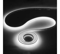 pcning 10M COB Bandeau LED Autocollant Blanc Froid 220V Eclairage Puissant sans Transformateur, 10 Meters LED Strip Light (Blanc Froid, 10M)