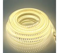 pcning 5730 Ruban LED Sans Transformateur IP67 Etanche 220V 230V 20 Metre | 20M Bandeau de LED , Blanc 4000K Strip , pour Exterieur Interieur , Blanc White Stripe , 120leds/m , Coupable 1M