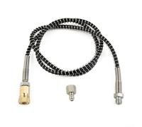 PCP DN2 Tuyau microporeux 36" pour station de remplissage d'air et adaptateur de charge, tuyau microporeux 4500 Psi 36 pouces pour réservoirs haute pression et pompes à main