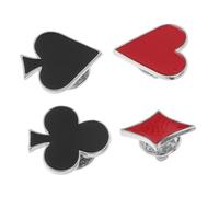 Pcs Poker Enamel Pin Brooches Badge Cute for Backpack Suit Shawl