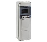 Pcsn6pt - Coffret Pour Prise étanche Ip65 - Prédécoupage 2 Prises - 1 Rangée De