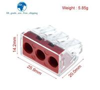 PCT-103 10 pièces PCT-102 PCT-103 PCT-104 PCT-106 universel Compact fil câblage connecteur conducteur bornier avec levier