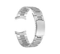 PctkeLsend Bracelet de montre en acier inoxydable à extrémités incurvées de 13/17/18/19/20/21 mm, compatible avec Rolex Oyster Perpetual King.(Matte-Silver,13MM_WITH LOGO)