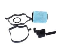 PCV System Oil Separator 11127793164 LLJ500010 Kit de 5 filtres séparateurs de reniflard d'huile de carter avec joint, compatibles avec BMW Série 3, 5, 7, E46, E39, X5 et 330D. Séparateur d'huile