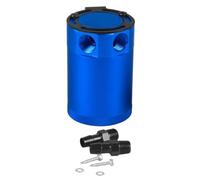 PCV System Oil Separator Récupérateur d'huile universel 3/8" NPT à 2 ports avec déflecteur pour réservoir d'essence, diesel et turbo Séparateur d'huile(B)