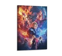 PCVBLGFD Final Fantasy Game Poster4 Poster décoratif sur toile pour chambre à coucher 20 x 30 cm