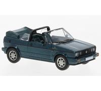 Pcx87 870310 VOLKSWAGEN Golf Cabrio Ouverte, Vert Foncé, 1991 HO 1:87