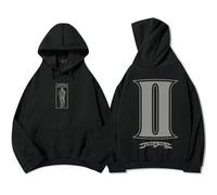 PCYFBEKL Sweat à Capuche à Manches Longues pour Homme Style décontracté Style Album JACKBOYS II Unisexe