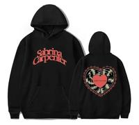 PCYFBEKL Sweat à Capuche avec Logo Sabrina Carpenter, e-mails Que Je Peux Envoyer, Tour Merc, survêtement pour Homme, Mode Automne-Hiver, Polaire, Sweat-Shirt ample-3XL