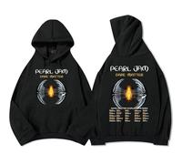 PCYFBEKL Sweat à Capuche Dark Matter Tour Rock Band Pearl Jam Sweatshirts Ras du Cou pour Hommes Hiver Casual Manches Longues Pulls Unisexe Sweat à Capuche