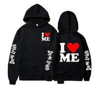 PCYFBEKL Sweat à Capuche Demi Lovato pour Homme et Femme, imprimé Graphique, Style décontracté et Tendance, Style Harajuku-3XL