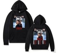 PCYFBEKL Sweat à Capuche Graphique Rock Depeche Cool Mode Tour Automne Hommes Femmes décontracté Mode Gothique Sweat-Shirt Vintage Hip-hop Pulls à Capuche-XL