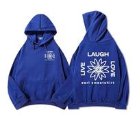PCYFBEKL Sweat à Capuche imprimé Logo Fleur LLL Sweat-Shirt Earl Live Laugh Love Sweat-Shirt en Polaire d'automne pour Homme Pulls à Capuche décontractés pour Hommes