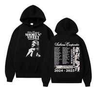 PCYFBEKL Sweat à Capuche Sabrina Carpenter Short N' Sweet Live on Tour pour Homme, Sweat-Shirt Graphique Tendance, Style Harajuku, vêtement de Sport-XL