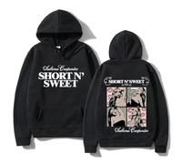 PCYFBEKL Sweat à Capuche Sabrina Carpenter Short N' Sweet pour Homme, Nouvelle Mode, Humoristique, Style Harajuku, Manches Longues-XL