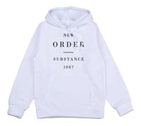 PCYFBEKL Sweat à Capuche Substance 1987 New Order pour Homme et Femme vêtement imprimé Graphique Style Hip-hop Unisexe Streetwear Tendance Doux