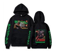 PCYFBEKL Sweat à Capuche Unisexe surdimensionné Classique et Simple Motif Dessin animé Japonais Chainsaw Man Denji Harajuku Manga Manches Longues Automne