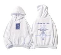 PCYFBEKL Sweat-Shirt Earl Live Laugh Love à Capuche décontracté Automne Polaire Homme Sweat-Shirts Manches Longues Unisexe Streetwear Album Graphique Sweat à Capuche