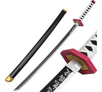 PCZWAS Modèle d'armes à épée en Bois à l'épée en Bois, pour Les Amateurs d'anime, Les Accessoires de Cosplay, Les Jouets d'armes décoratives de Lame, Bokken, Katana-X||104CM