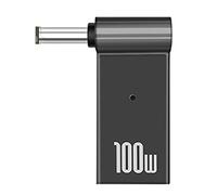PD 100W Connecteur d'adaptateur de Chargeur d'ordinateur Portable USB Type-C Femelle vers DC Mâle Convertisseur de Prise Jack Remplacement pour Acer Samsung Lenovo (5.5x2.5mm)