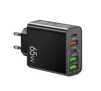 PD 20W USB chargeur rapide 5Ports 65W USB C chargeur Charge rapide 3.0 adaptateur de téléphone pour iPhone15Pro Samsung Xiaomi chargeur mural