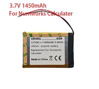 PD 295572 Remplacement de batterie li-polymère au Lithium polymère 3.7V 1450mAh pour calculatrice Numworks