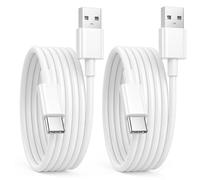 PD 60W Câble USB C Charge Rapide [2M 2Pack] pour iPhone 17/16/15 Pro Max, Câble USB vers USB C pour Samsung Galaxy S26/S25/S24/S23/S22 Ultra, iPad Pro/Air/Mini, Google Pixel, Tab S11/S10/S9/A11/A10/A9