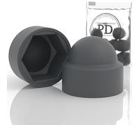 PD® Capuchons de protection hexagonaux M8 (largeur de clé 13) | Capuchons de protection en plastique anthracite pour les vis | Bouchons de protection durables pour écrous et tête de vis | 10 pièces