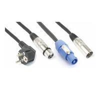 PD Connex AAP20 Câble combiné pour enceintes actives 20 Noir