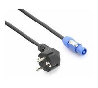 PD Connex Cable Alimentation Cordon Powercon - Schuko - 3m - Idéal pour Alimenter Vos Appareils