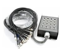 PD Connex Câble Audio 12 Entrées F/4 Sorties M - 15m Noir G