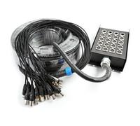 Power Dynamics PD Connex Câble Audio 16 Entrées F/4 Sorties M - 30m - Idéal pour les Professionnels
