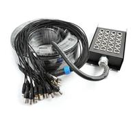 Power Dynamics PD Connex Câble Audio 16 Entrées F/4 Sorties M - 30m - Idéal pour les Professionnels