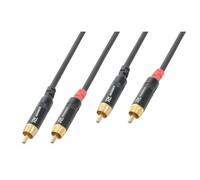 PD Connex Câble Audio Cordon 2x RCA Mâle/2x RCA Mâle - 12m - Idéal pour Relier votre Ordinateur Portable, votre TV, Tablette, Smartphone…