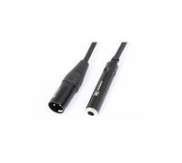 PD Connex Câble Audio Cordon Convertisseur XLR Mâle - 6,3m Jack Femelle - 0,15m Noir
