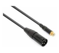 PD Connex Câble Audio Cordon Convertisseur XLR Mâle - RCA Femelle - 0,15m Noir