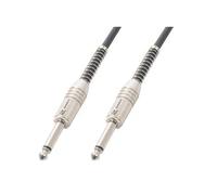 PD Connex câble audio cordon guitare jack 6,35 mâle mono / jack 6,35 mâle mono - 3m - Idéal pour relier votre table de mixage Noir