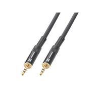 PD Connex Câble Audio Cordon Jack 3,5 Mâle Stéréo/Jack 3,5 Mâle Stéréo - 1,5m - Idéal pour Relier votre Ordinateur Portable, votre TV, Tablette,