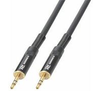 PD Connex Câble Audio Cordon Jack 3,5 Mâle Stéréo/Jack 3,5 Mâle Stéréo - 1,5m - Idéal pour Relier votre Ordinateur Portable, votre TV, Tablette, Smartphone… Noir