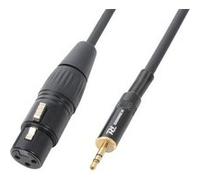 Power Dynamics PD Connex Câble Audio Cordon XLR F/Jack 3,5 m Stéréo - 0,5m - Idéal pour Relier vos Enceintes de Sonorisation