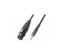 PD Connex câble audio cordon xlr f / jack 3,5 m stéréo - 0,5m - Idéal pour relier vos enceintes de sonorisation