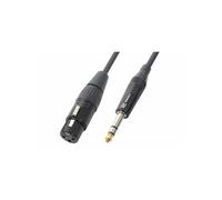 PD Connex Câble Audio Cordon XLR Femelle/Jack 6,35 Stéréo - 1,5m